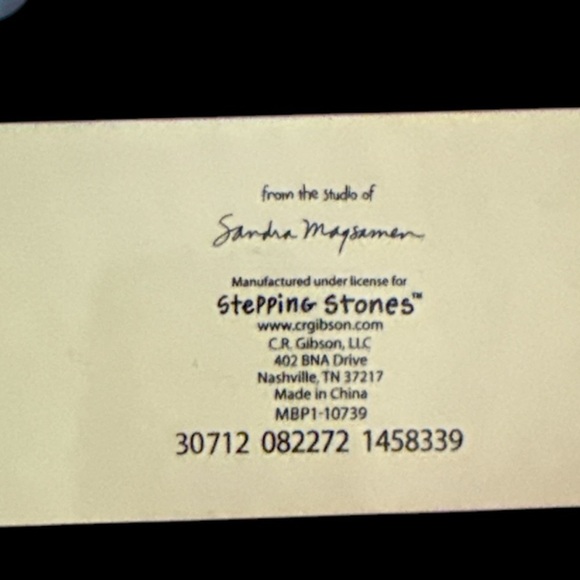 Dept 56 Sandra Magsamen Son Greatest Joy Beautiful Blessing Ceramic Sign Beaded - Picture 3 of 3